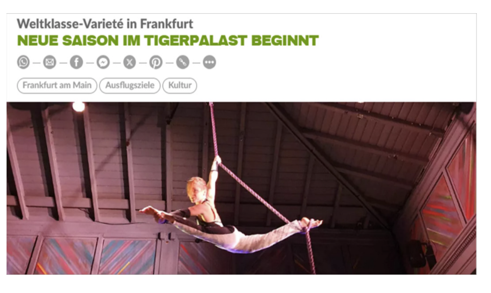 Screenshot von der FFH Website.